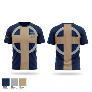 Old School Cotton Feel Shirt, Benton County E.M.S., EMS/EMT, Teamtime, Team time, sublimation, custom sports apparel, team uniforms, spirit wear, spiritwear, sports uniforms, custom shirts, team store, custom team store, fundraiser sports, apparel fundraiser