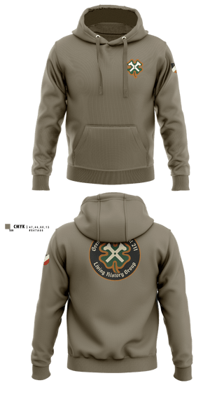Hoodie, GR211 Living History Group, , Teamtime, Team time, sublimation, custom sports apparel, team uniforms, spirit wear, spiritwear, sports uniforms, custom shirts, team store, custom team store, fundraiser sports, apparel fundraiser