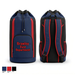 Gear Bag, Brawley Fire Department, Fire Department, Teamtime, Team time, sublimation, custom sports apparel, team uniforms, spirit wear, spiritwear, sports uniforms, custom shirts, team store, custom team store, fundraiser sports, apparel fundraiser