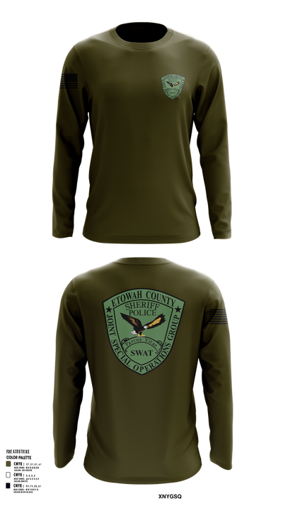 Etowah County JSOG 23168603 Long Sleeve Performance Shirt 102
