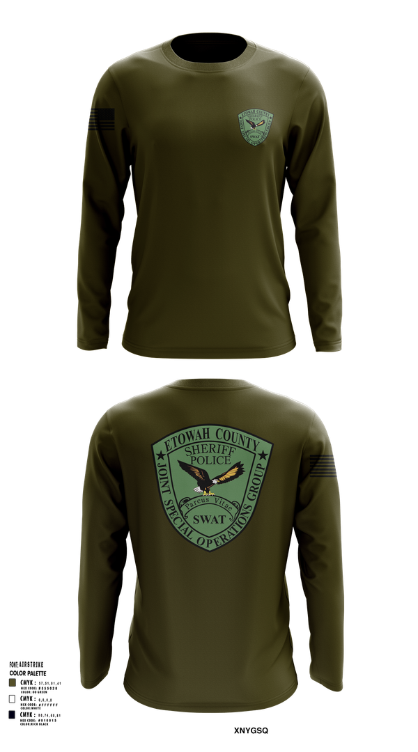 Long Sleeve Performance Shirt, Etowah County JSOG, , Teamtime, Team time, sublimation, custom sports apparel, team uniforms, spirit wear, spiritwear, sports uniforms, custom shirts, team store, custom team store, fundraiser sports, apparel fundraiser