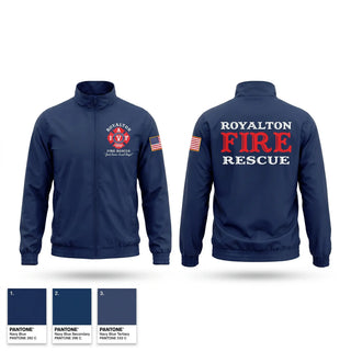 Windbreaker, Royalton Fire Rescue, Fire Department, Teamtime, Team time, sublimation, custom sports apparel, team uniforms, spirit wear, spiritwear, sports uniforms, custom shirts, team store, custom team store, fundraiser sports, apparel fundraiser
