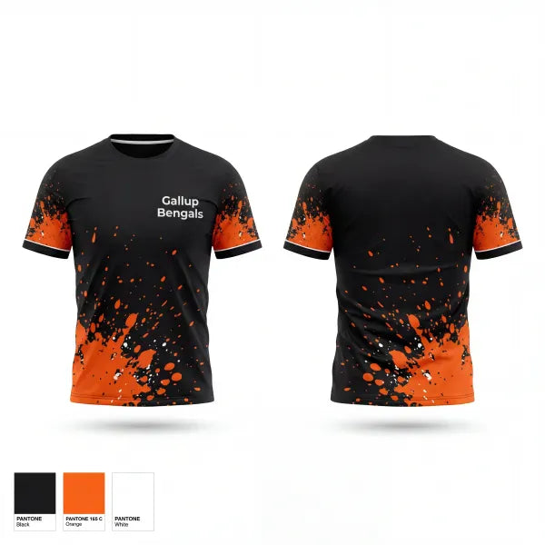 Short Sleeve Performance Shirt, Gallup Bengals, Baseball, Teamtime, Team time, sublimation, custom sports apparel, team uniforms, spirit wear, spiritwear, sports uniforms, custom shirts, team store, custom team store, fundraiser sports, apparel fundraiser