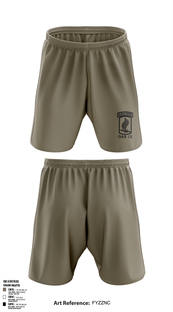 Athletic Shorts With Pockets, 173RD SECFOR OAS IX, Army, Teamtime, Team time, sublimation, custom sports apparel, team uniforms, spirit wear, spiritwear, sports uniforms, custom shirts, team store, custom team store, fundraiser sports, apparel fundraiser