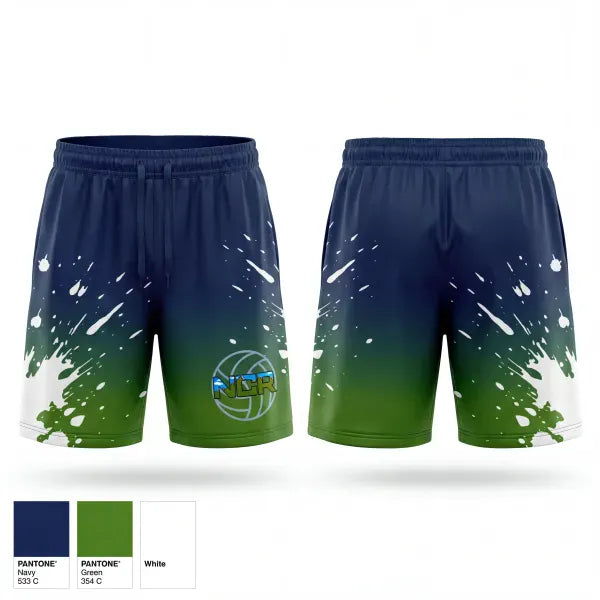 Athletic Shorts With Pockets, NCR, Women's Volleyball, Teamtime, Team time, sublimation, custom sports apparel, team uniforms, spirit wear, spiritwear, sports uniforms, custom shirts, team store, custom team store, fundraiser sports, apparel fundraiser