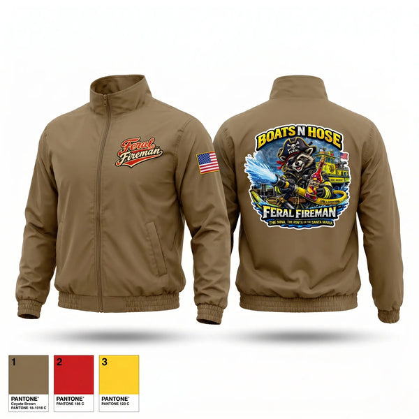 Windbreaker, Feral Fireman, Fire Department, Teamtime, Team time, sublimation, custom sports apparel, team uniforms, spirit wear, spiritwear, sports uniforms, custom shirts, team store, custom team store, fundraiser sports, apparel fundraiser