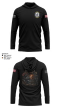 USS Truxtun DDG 103 Long Sleeve Hooded Sun Shirt - 21