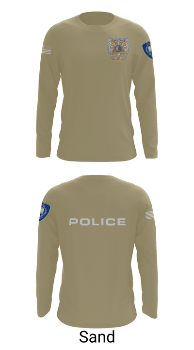 Vincennes Police Department 76255219 Long Sleeve Performance Shirt 82