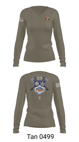 Womens Long Sleeve Vneck Shirt, BLACKSHEEP 2-23, Army, Teamtime, Team time, sublimation, custom sports apparel, team uniforms, spirit wear, spiritwear, sports uniforms, custom shirts, team store, custom team store, fundraiser sports, apparel fundraiser