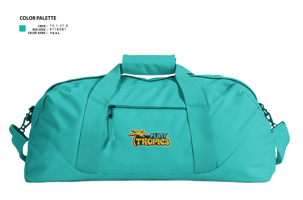 Duffle Bag, Flint Tropics, , Teamtime, Team time, sublimation, custom sports apparel, team uniforms, spirit wear, spiritwear, sports uniforms, custom shirts, team store, custom team store, fundraiser sports, apparel fundraiser