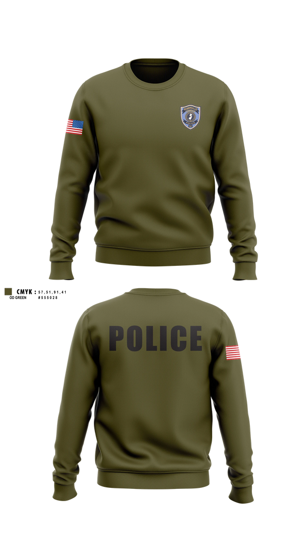 Crew Neck Sweatshirt, Robbinsville Police, Police, Teamtime, Team time, sublimation, custom sports apparel, team uniforms, spirit wear, spiritwear, sports uniforms, custom shirts, team store, custom team store, fundraiser sports, apparel fundraiser