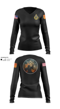 HHB, 31st ADA BDE 93964777 Women's Long Sleeve V-neck Shirt - 21