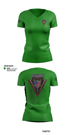 Womens Short Sleeve Vneck Shirt, Bureau of Prisons, Police, Teamtime, Team time, sublimation, custom sports apparel, team uniforms, spirit wear, spiritwear, sports uniforms, custom shirts, team store, custom team store, fundraiser sports, apparel fundraiser