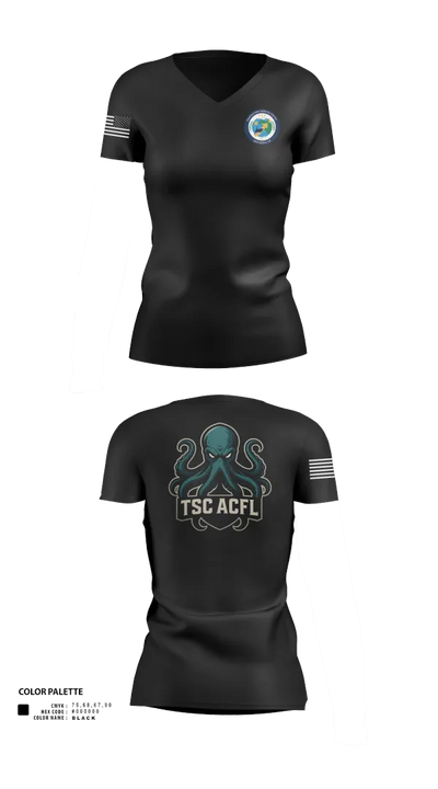 Rsc 73225248 Women's Short Sleeve V-neck Shirt - 21