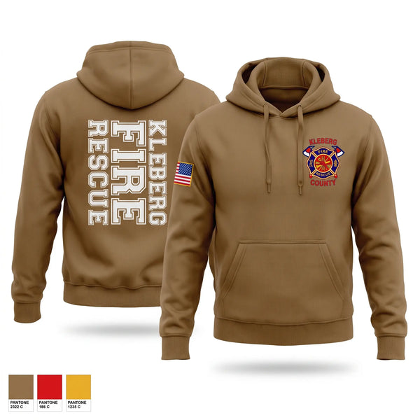 Hoodie, Kleberg County Fire & Rescue, Fire Department, Teamtime, Team time, sublimation, custom sports apparel, team uniforms, spirit wear, spiritwear, sports uniforms, custom shirts, team store, custom team store, fundraiser sports, apparel fundraiser