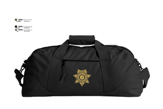Duffle Bag, Whitman County Sheriff's Office Corrections, Police, Teamtime, Team time, sublimation, custom sports apparel, team uniforms, spirit wear, spiritwear, sports uniforms, custom shirts, team store, custom team store, fundraiser sports, apparel fundraiser