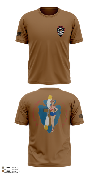 Old School Cotton Feel Shirt, B Co 1/114th Maintenance, Army, Teamtime, Team time, sublimation, custom sports apparel, team uniforms, spirit wear, spiritwear, sports uniforms, custom shirts, team store, custom team store, fundraiser sports, apparel fundraiser