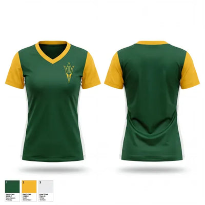 Wonderview Daredevils 40523062 Women's Short Sleeve V-neck Shirt - 1