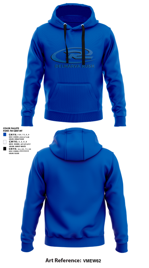 Hoodie, Delmarva Rush, Women's Soccer, Teamtime, Team time, sublimation, custom sports apparel, team uniforms, spirit wear, spiritwear, sports uniforms, custom shirts, team store, custom team store, fundraiser sports, apparel fundraiser