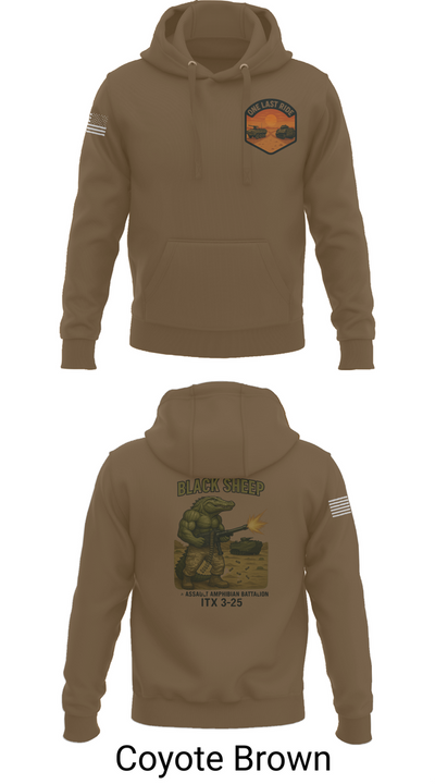 4th Assault Amphibian Battalion, Company B 82284637 Hoodie - 18