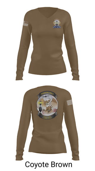 Womens Long Sleeve Vneck Shirt, CNATT Cherry Point, , Teamtime, Team time, sublimation, custom sports apparel, team uniforms, spirit wear, spiritwear, sports uniforms, custom shirts, team store, custom team store, fundraiser sports, apparel fundraiser