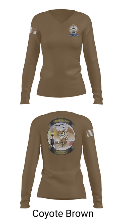 CNATT Cherry Point 96296564 Women's Long Sleeve V-neck Shirt - 16
