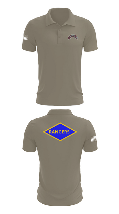 5th Rangers 1510549 Short Sleeve Performance Polo - 67