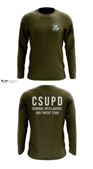 Long Sleeve Performance Shirt, Criminal Intelligence and Threat Team, Police, Teamtime, Team time, sublimation, custom sports apparel, team uniforms, spirit wear, spiritwear, sports uniforms, custom shirts, team store, custom team store, fundraiser sports, apparel fundraiser