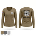 Marshall county sheriff’s office Women's Long Sleeve V-neck Shirt - 1