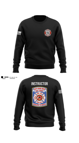 Crew Neck Sweatshirt, South bound brook training division, , Teamtime, Team time, sublimation, custom sports apparel, team uniforms, spirit wear, spiritwear, sports uniforms, custom shirts, team store, custom team store, fundraiser sports, apparel fundraiser