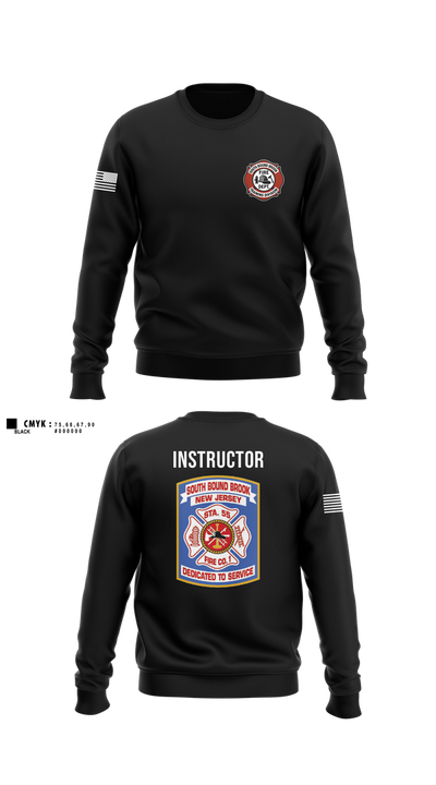 South bound brook training division 12410135 Crew Neck Sweatshirt - 1