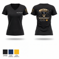East Precint 91978920 Women's Short Sleeve V-neck Shirt - 1