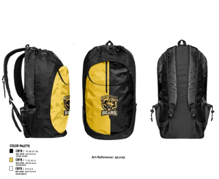 Gear Bag, Sipsey Valley Bears, Baseball, Teamtime, Team time, sublimation, custom sports apparel, team uniforms, spirit wear, spiritwear, sports uniforms, custom shirts, team store, custom team store, fundraiser sports, apparel fundraiser