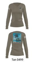 HSC 25 65126261 Women's Long Sleeve V-neck Shirt - 73