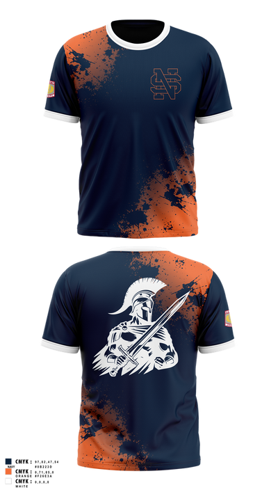 Spartans 84124890 Short Sleeve Performance Shirt - 1