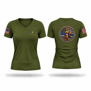 Womens Short Sleeve Vneck Shirt, Dpd edc 2, Police, Teamtime, Team time, sublimation, custom sports apparel, team uniforms, spirit wear, spiritwear, sports uniforms, custom shirts, team store, custom team store, fundraiser sports, apparel fundraiser