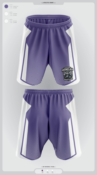 Indiana Ironclad Wrestling 65986308 Athletic Shorts With Pockets - 1