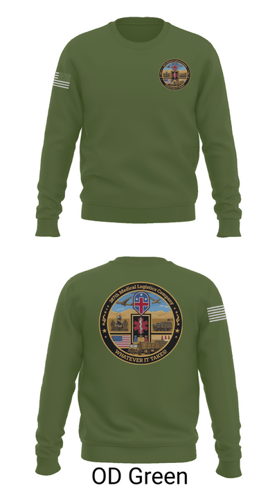 387th Medical Logistics Company 26711800 Crew Neck Sweatshirt - 45