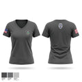 SERVICES DIV. Women's Short Sleeve V-neck Shirt - 1