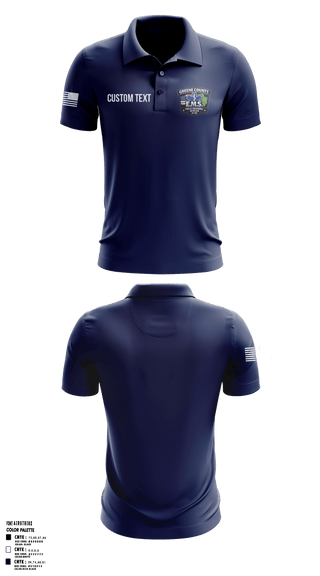 Short Sleeve Performance Polo, Greene County EMS, EMS/EMT, Teamtime, Team time, sublimation, custom sports apparel, team uniforms, spirit wear, spiritwear, sports uniforms, custom shirts, team store, custom team store, fundraiser sports, apparel fundraiser