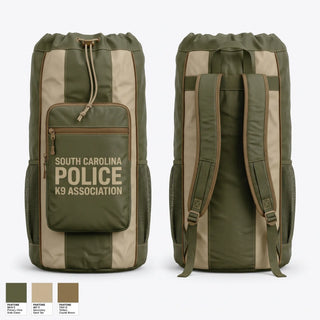Gear Bag, South Carolina Police K9 Association, Police, Teamtime, Team time, sublimation, custom sports apparel, team uniforms, spirit wear, spiritwear, sports uniforms, custom shirts, team store, custom team store, fundraiser sports, apparel fundraiser