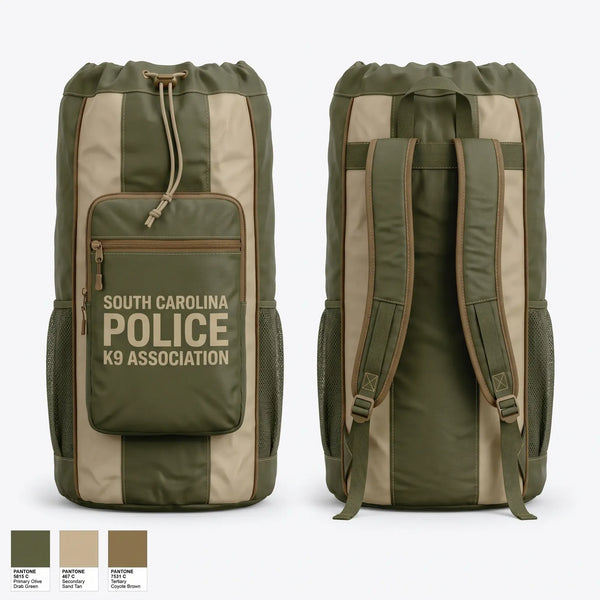 Gear Bag, South Carolina Police K9 Association, Police, Teamtime, Team time, sublimation, custom sports apparel, team uniforms, spirit wear, spiritwear, sports uniforms, custom shirts, team store, custom team store, fundraiser sports, apparel fundraiser