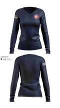 Groves Professional Firefighters Local 1905 75492624 Women's Long Sleeve V-neck Shirt - 23