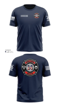 Gallatin Fire Department Station 4 20459748 Old School Cotton Feel Shirt - 51