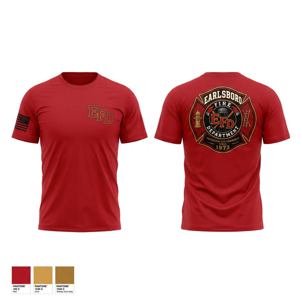 Short Sleeve Performance Shirt, Earlsboro Fire Department, Fire Department, Teamtime, Team time, sublimation, custom sports apparel, team uniforms, spirit wear, spiritwear, sports uniforms, custom shirts, team store, custom team store, fundraiser sports, apparel fundraiser