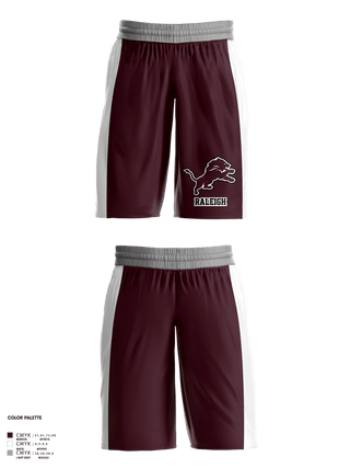 Womens Basketball Shorts, Raleigh, Women's Basketball, Teamtime, Team time, sublimation, custom sports apparel, team uniforms, spirit wear, spiritwear, sports uniforms, custom shirts, team store, custom team store, fundraiser sports, apparel fundraiser