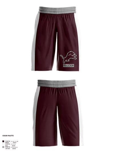 Raleigh 74412553 Womens Basketball Shorts - 1