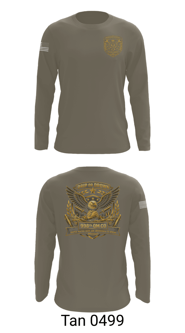 Long Sleeve Performance Shirt, 998th QM Co, Army, Teamtime, Team time, sublimation, custom sports apparel, team uniforms, spirit wear, spiritwear, sports uniforms, custom shirts, team store, custom team store, fundraiser sports, apparel fundraiser