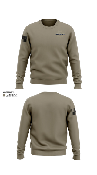 Crew Neck Sweatshirt, Flathead County Sheriff's Office, Police, Teamtime, Team time, sublimation, custom sports apparel, team uniforms, spirit wear, spiritwear, sports uniforms, custom shirts, team store, custom team store, fundraiser sports, apparel fundraiser