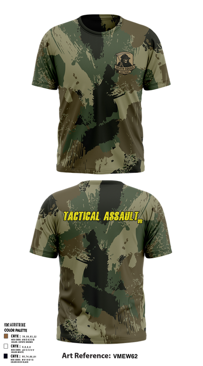 Death Squad Actual 36705181 Short Sleeve Performance Shirt - 1